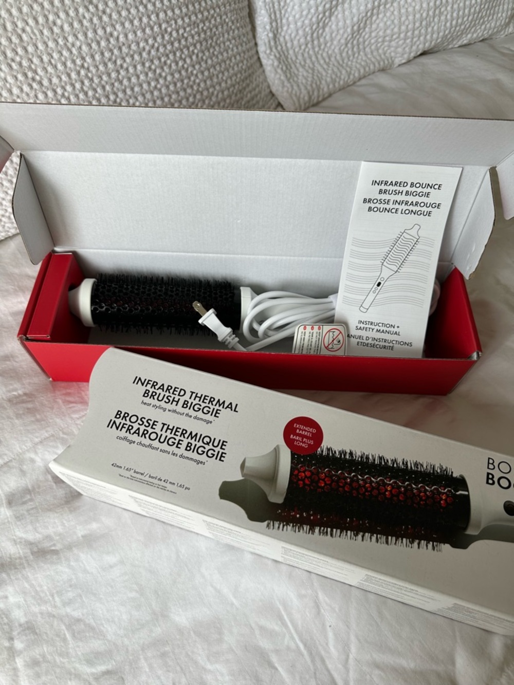 Bondi Boost Infrared Thermal Brush Biggie-long barrel (1.65” barrel) NIB